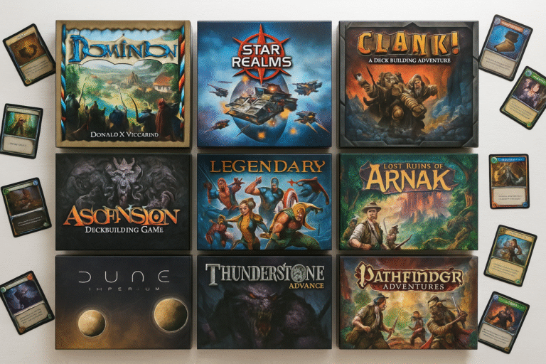 10 Essential Deck Building Games Every Strategy Gamer Should Try