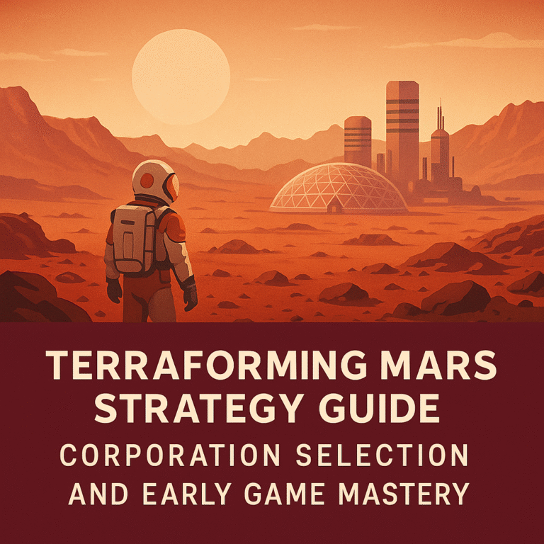 Terraforming Mars Strategy Guide: Corporation Selection and Early Game Mastery