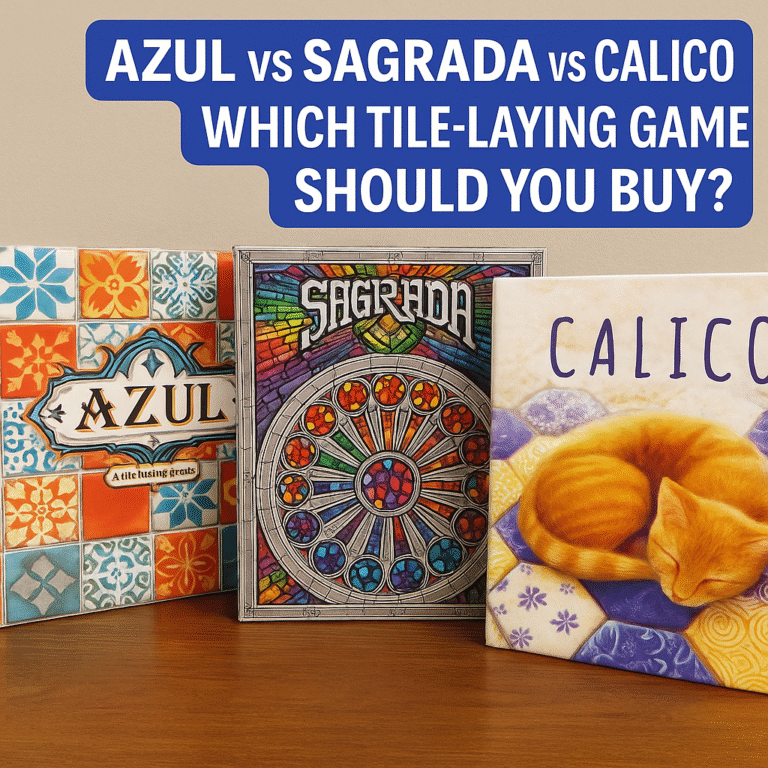 Azul vs Sagrada vs Calico: Which Tile-Laying Game Should You Buy?