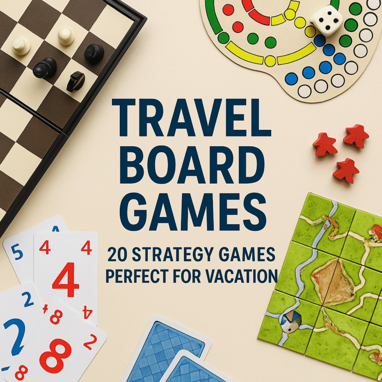 Travel Board Games: 20 Strategy Games Perfect for Vacation