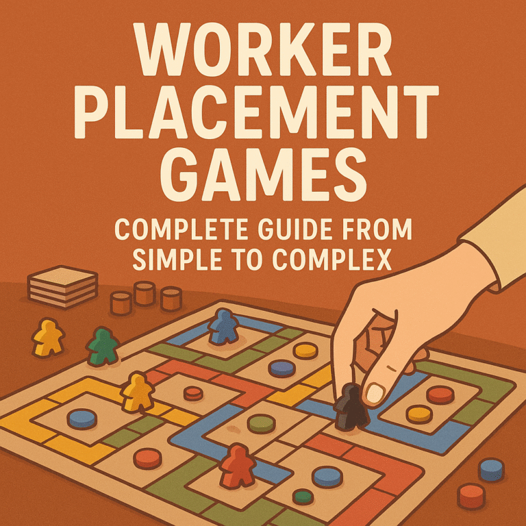 Worker Placement Games: Complete Guide from Simple to Complex