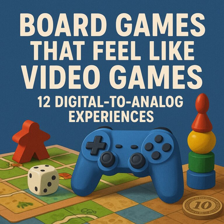Board Games That Feel Like Video Games: 12 Digital-to-Analog Experiences