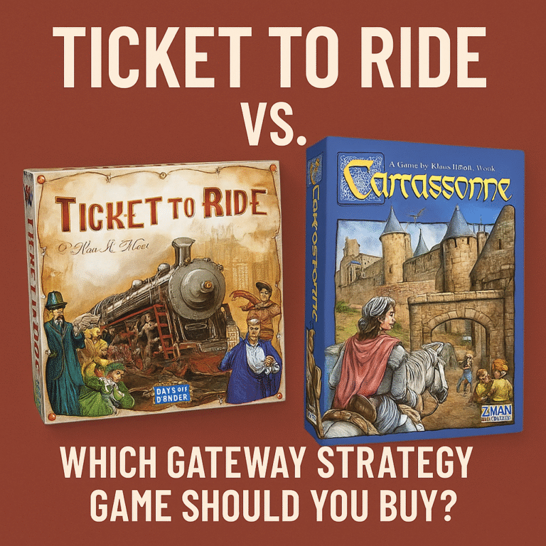 Ticket to Ride vs. Carcassonne: Which Gateway Strategy Game Should You Buy?