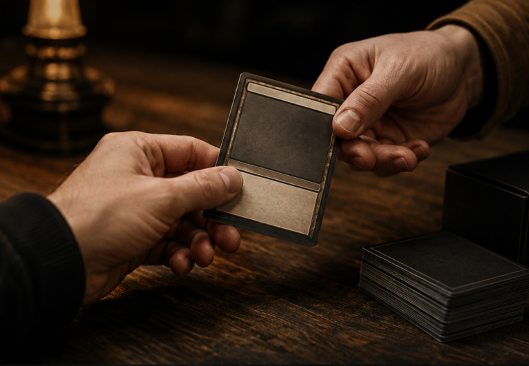 Trading Cards in Paper Magic: A Skill Arena Never Taught You